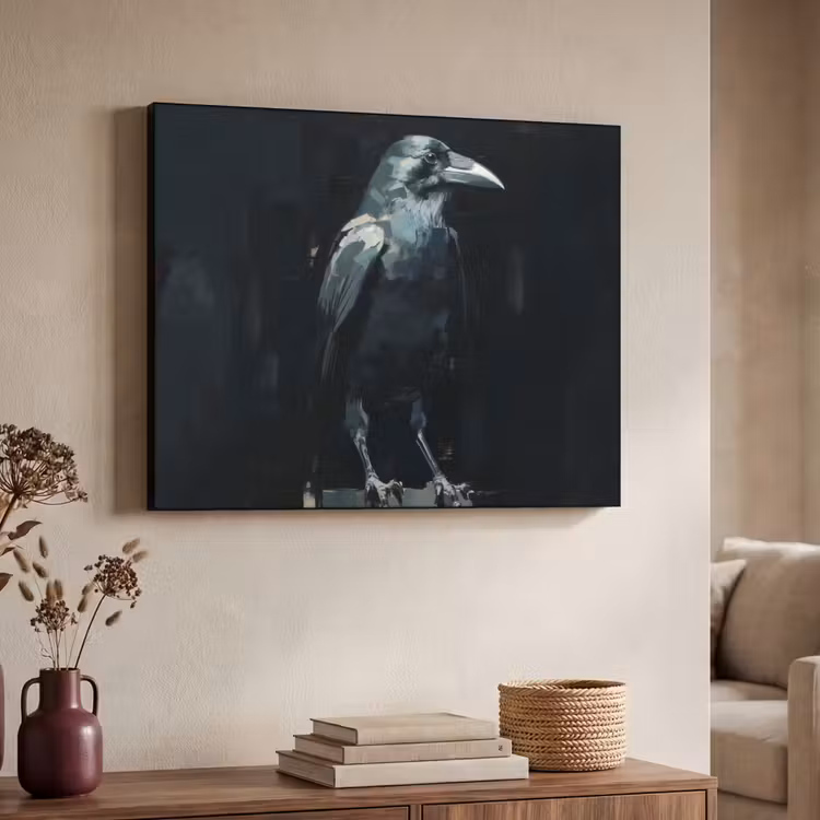 Art Frame - Raaf - Vogels - Zwart — 4