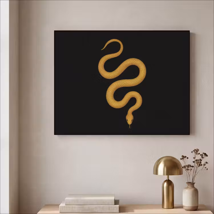 Art Frame - Slang - Minimalistisch - Goud — 3