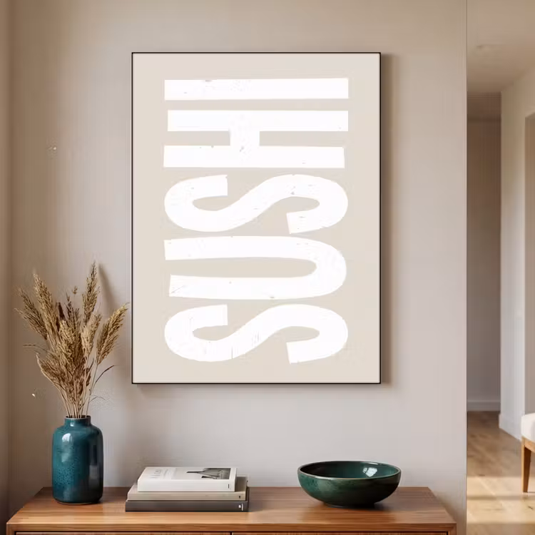 Art Frame - Sushi - Eten - Decoratie - Vintage — 2