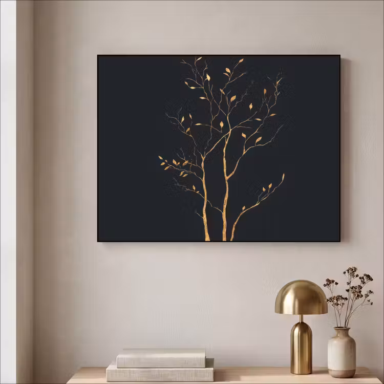 Art Frame - Takken - Blaadjes - Zwart — 3