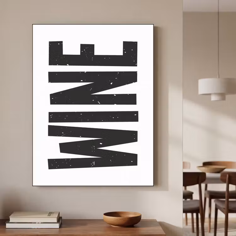 Art Frame - Vintage - Japandi - Wine - Decoratie — 5