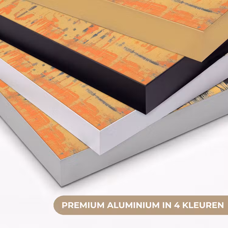 Art Frame - Retro - Vrouw - Koptelefoon - Oranje — 5