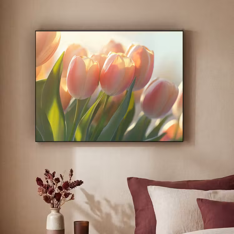 Art Frame - Tulpen - Roze - Zonnestralen — 2