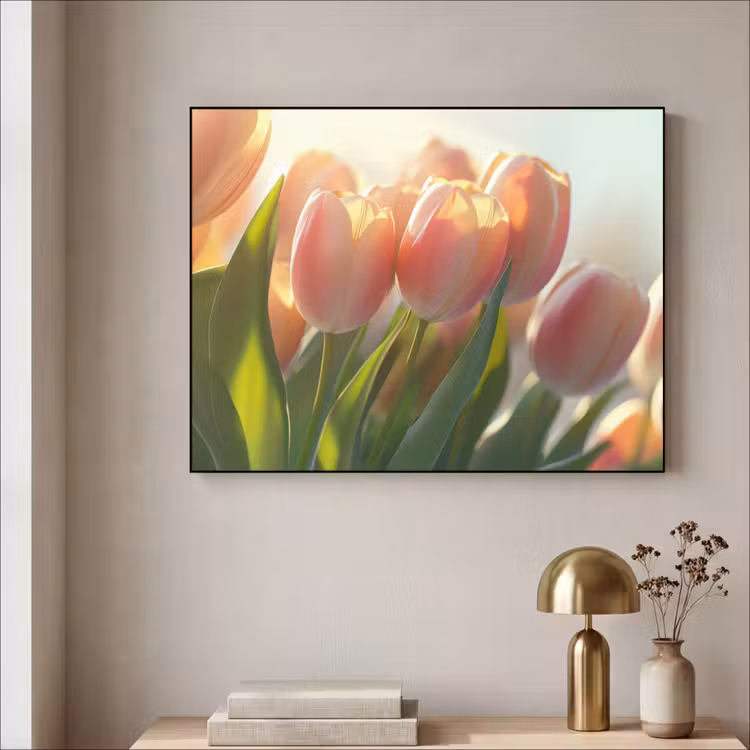 Art Frame - Tulpen - Roze - Zonnestralen — 3