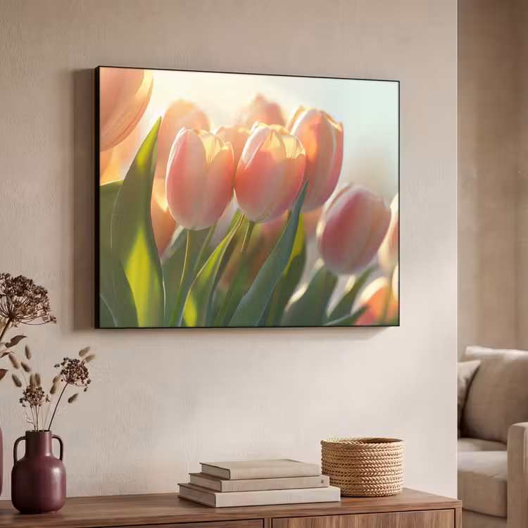 Art Frame - Tulpen - Roze - Zonnestralen — 4