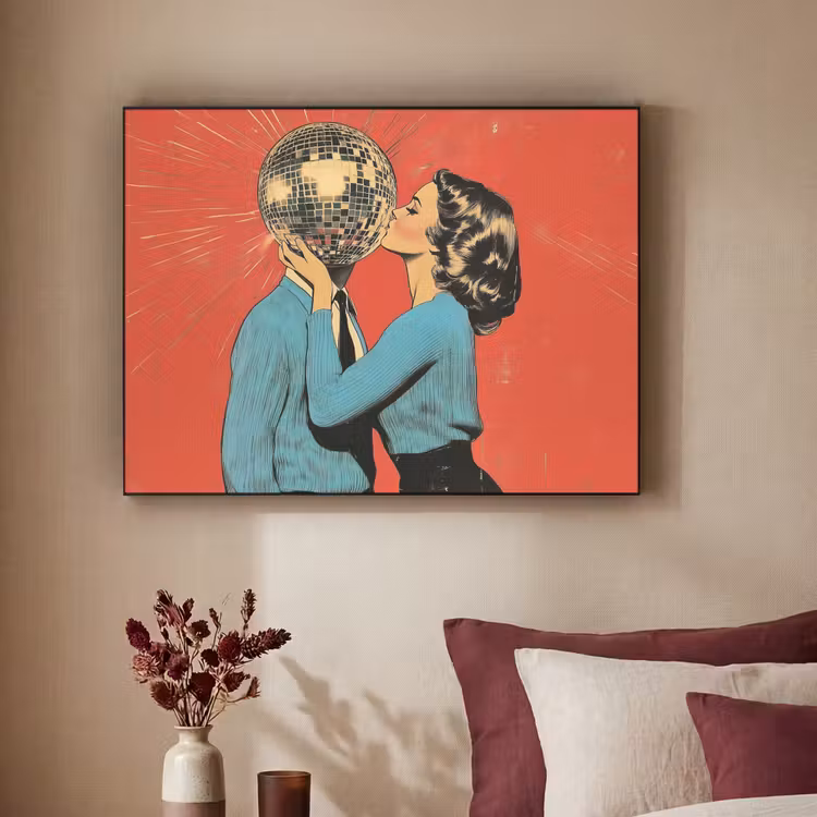 Art Frame - Vrouw - Retro - Discobal - Kus — 2