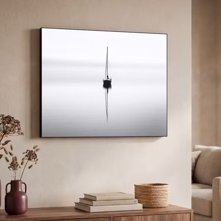 Art Frame - Zeilboot - Zwart - Water - Silhouet — 4
