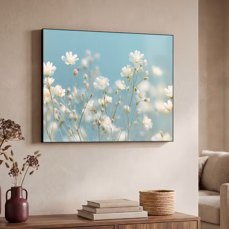 Art Frame - Stengels - Bloemen - Lucht - Wit — 4