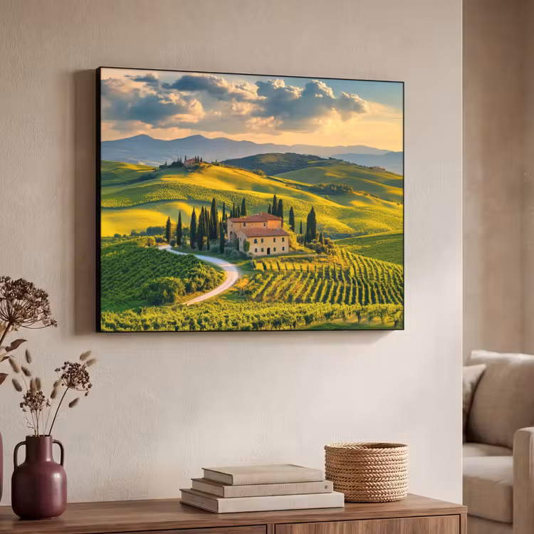Art Frame - Toscane - Landschap - Wijngaarden — 4