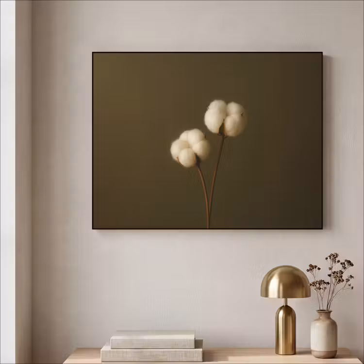 Art Frame - Takken - Katoen - Wit - Bollen — 3