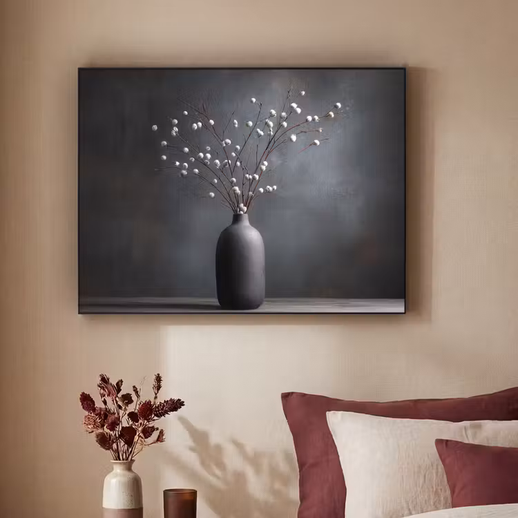 Art Frame - Takken - Vaas - Bolletjes - Wit — 2