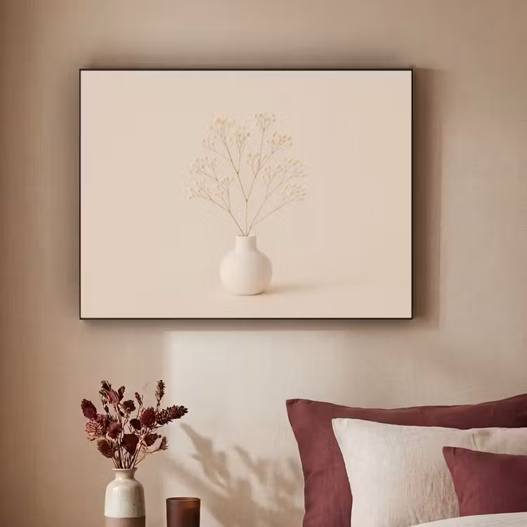 Art Frame - Vaas - Takken - Bloemetjes - Wit — 2