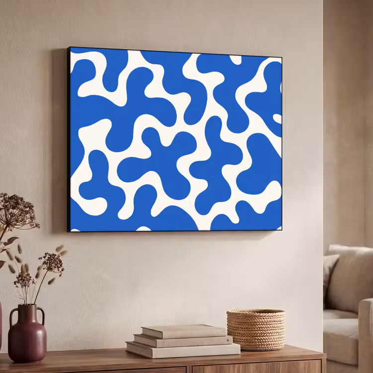 Art Frame - Vormen - Abstract - Blauw - Golven — 4