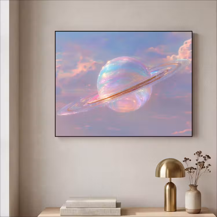 Art Frame - Planeet - Lucht - Wolken - Pasteltinten — 3