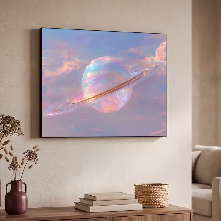 Art Frame - Planeet - Lucht - Wolken - Pasteltinten — 4