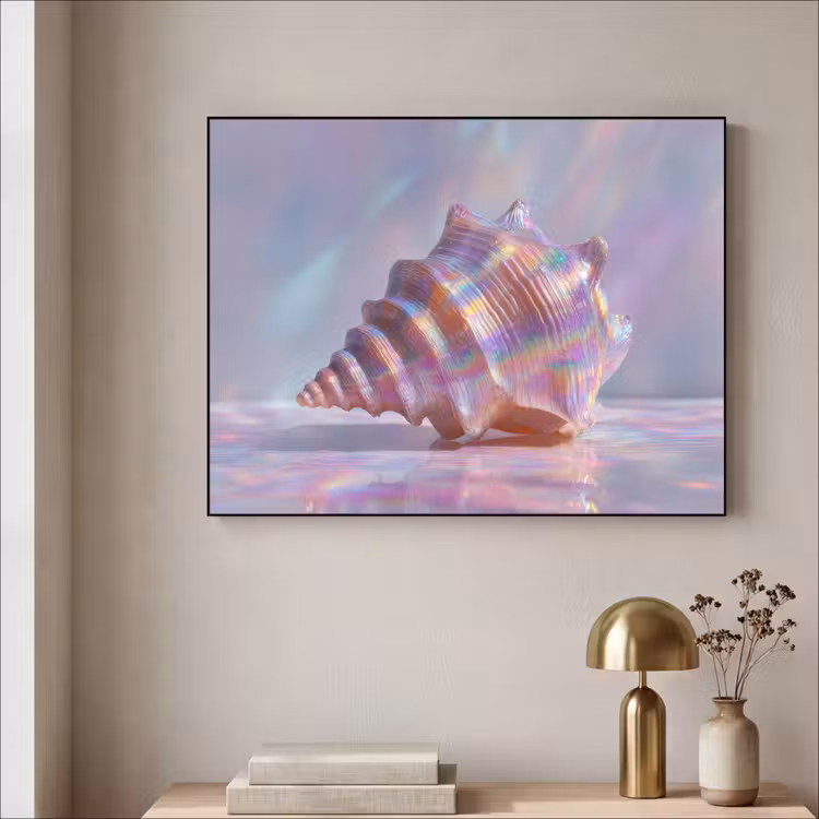 Art Frame - Schelp - Glanzend - Regenboogtinten — 3