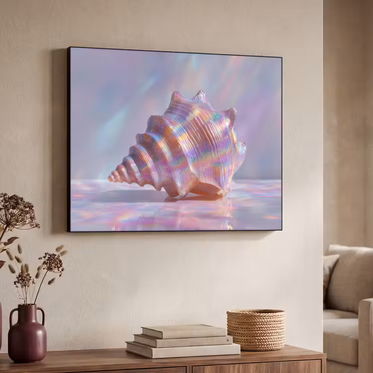 Art Frame - Schelp - Glanzend - Regenboogtinten — 4