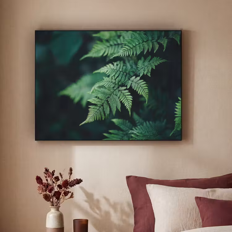 Art Frame - Varenblad - Groen - Structuur - Wazig — 2