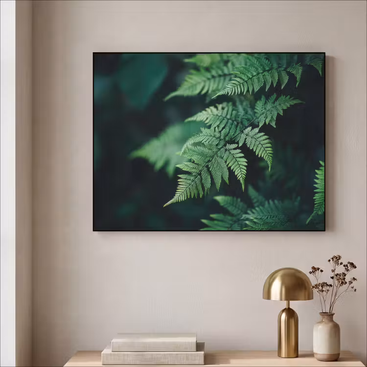 Art Frame - Varenblad - Groen - Structuur - Wazig — 3