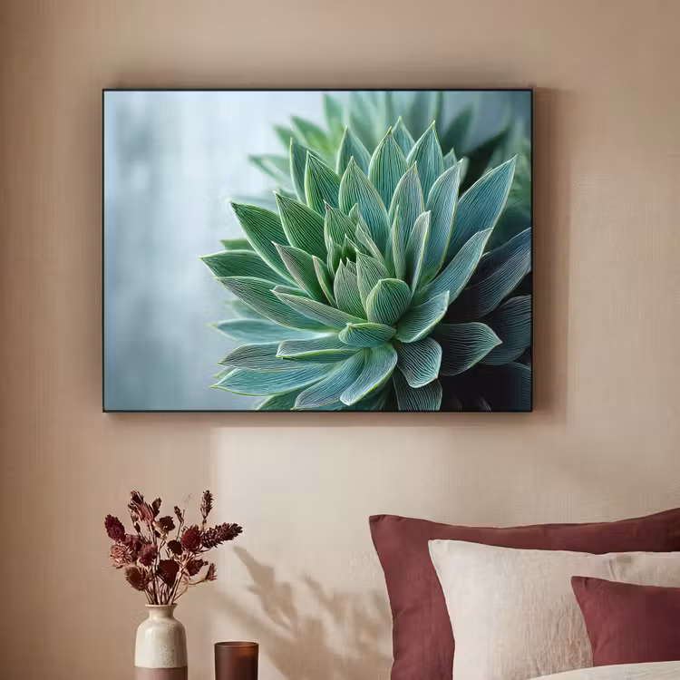 Art Frame - Vetplant - Bladeren - Groen - Wazig — 2
