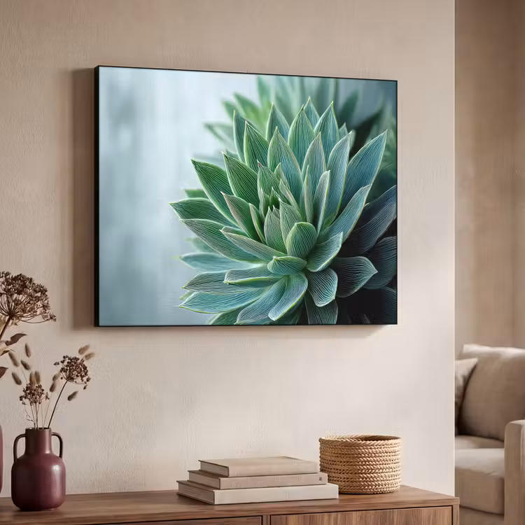 Art Frame - Vetplant - Bladeren - Groen - Wazig — 4