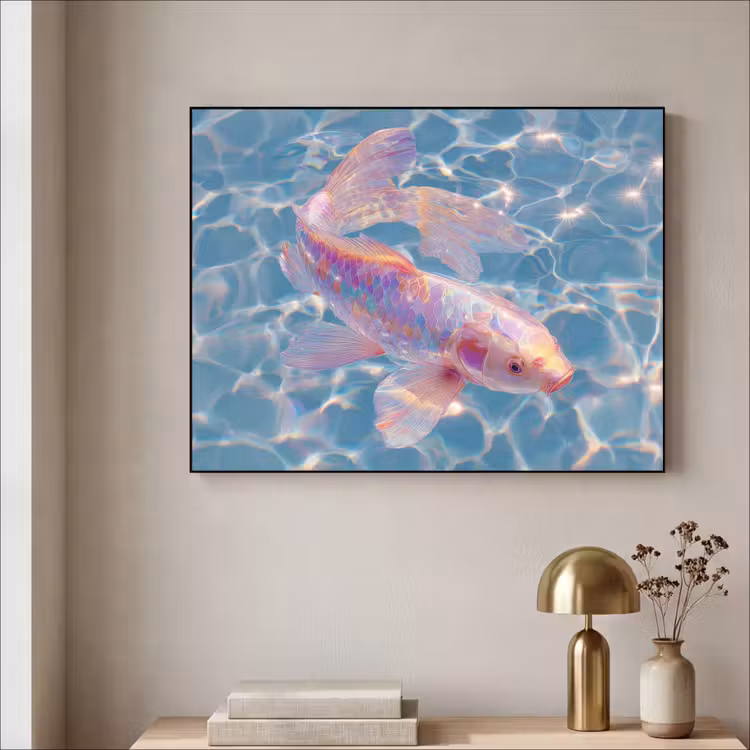 Art Frame - Vis - Water - Blauw - Licht — 3