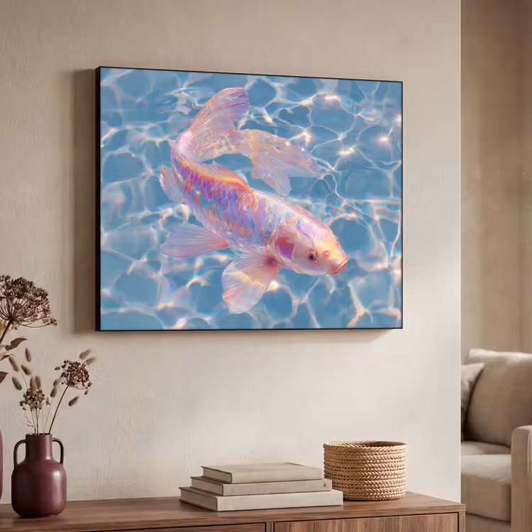 Art Frame - Vis - Water - Blauw - Licht — 4