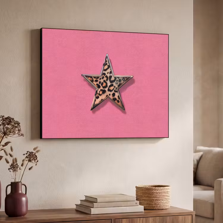 Art Frame - Ster - Luipaard - Print - Roze — 4