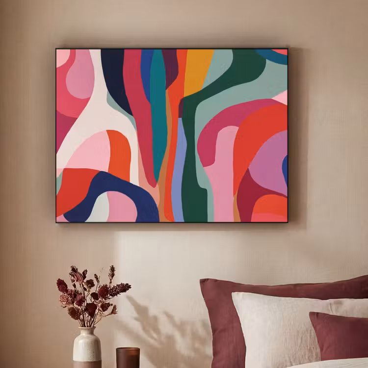 Art Frame - Vormen - Bochten - Kleurrijk - Abstract — 2
