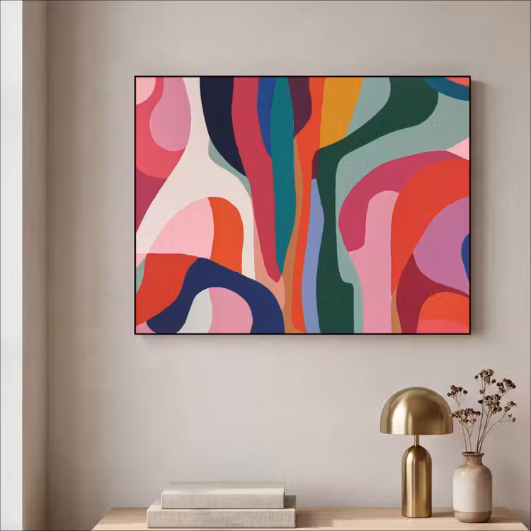Art Frame - Vormen - Bochten - Kleurrijk - Abstract — 3