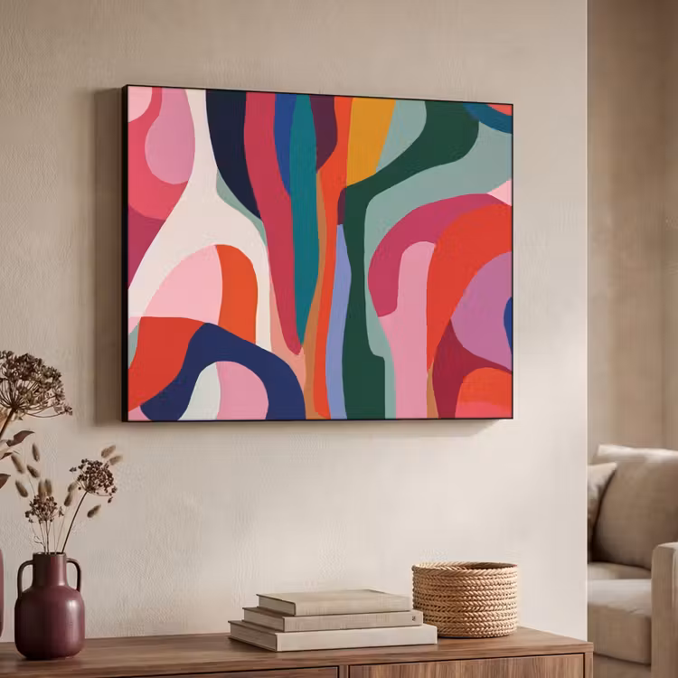 Art Frame - Vormen - Bochten - Kleurrijk - Abstract — 4