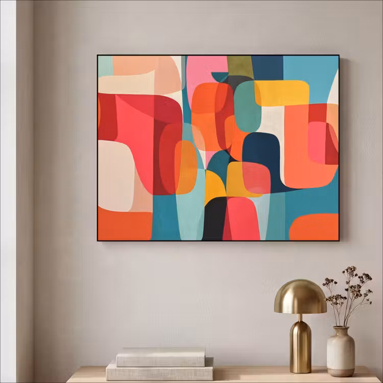 Art Frame - Vormen - Kleurrijk - Abstract - Vlakken — 3