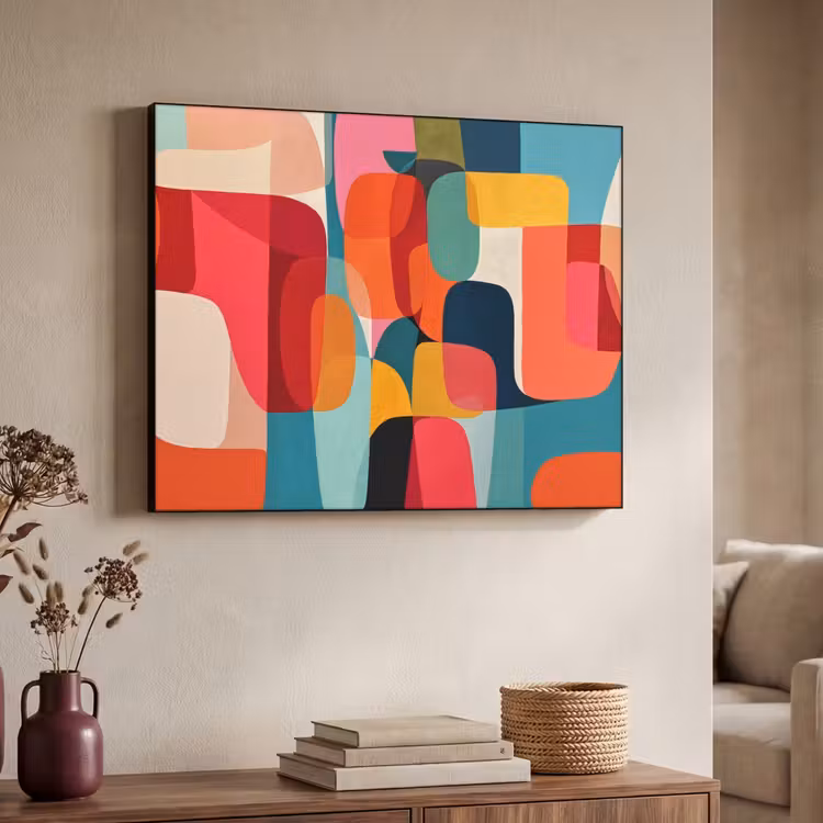 Art Frame - Vormen - Kleurrijk - Abstract - Vlakken — 4