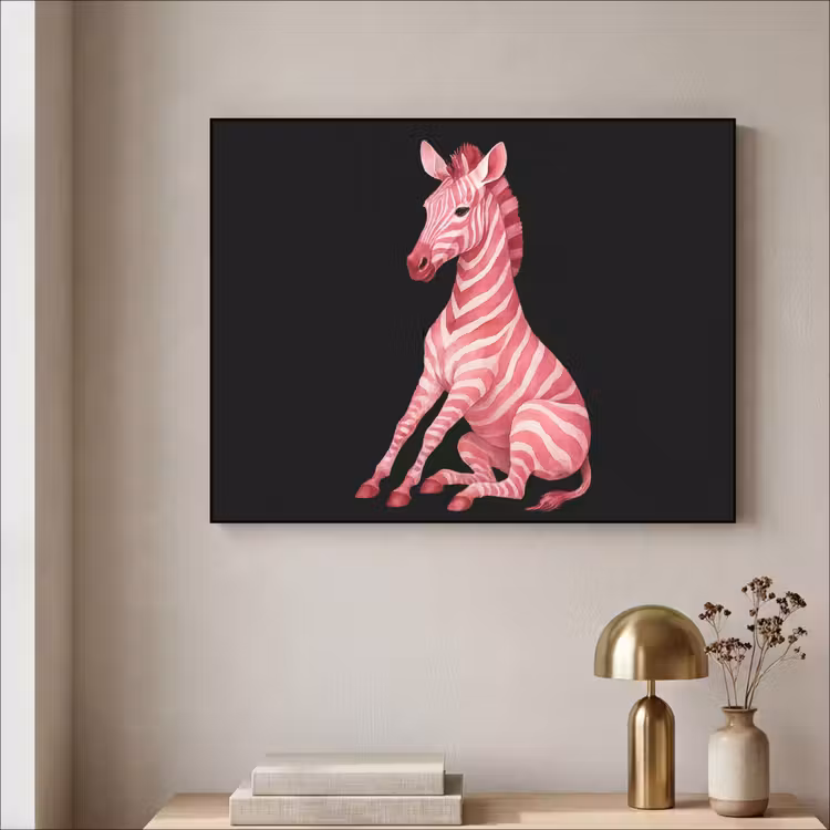 Art Frame - Zebra - Roze - Gestreept — 3