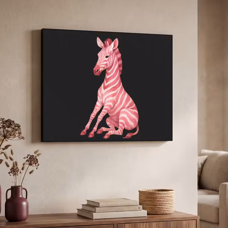 Art Frame - Zebra - Roze - Gestreept — 4