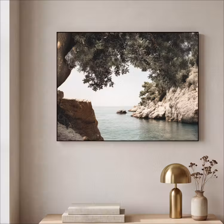 Art Frame - Rotsen - Zee - Boom - Groen — 3