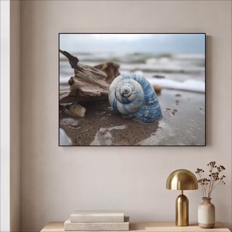 Art Frame - Schelp - Strand - Blauw - Zee — 3