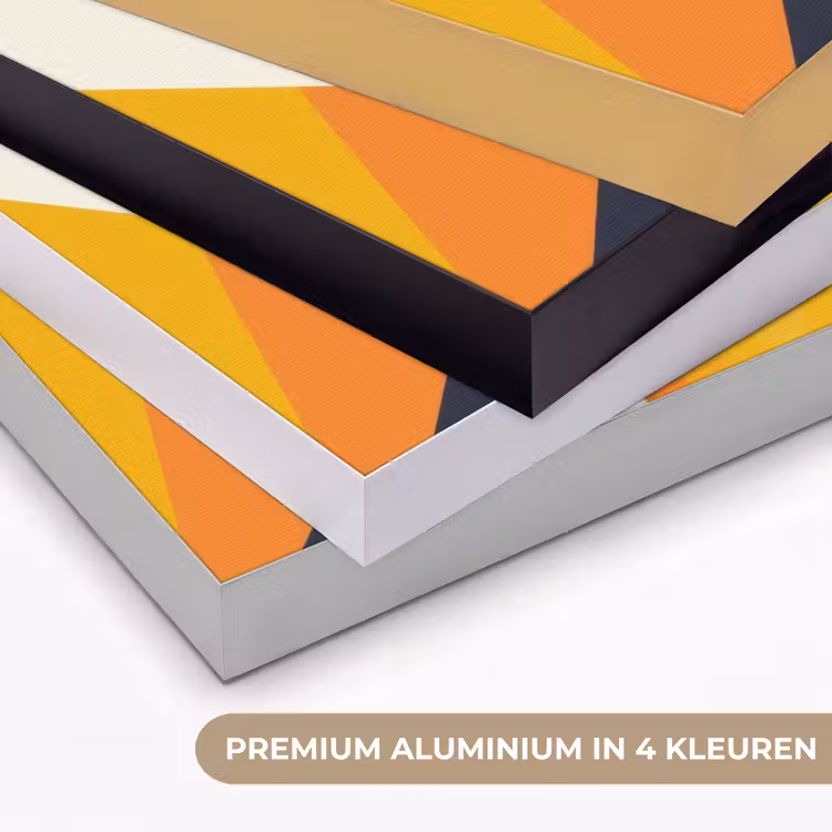 Art Frame - Vos - Oranje - Abstract - Driehoeken — 5