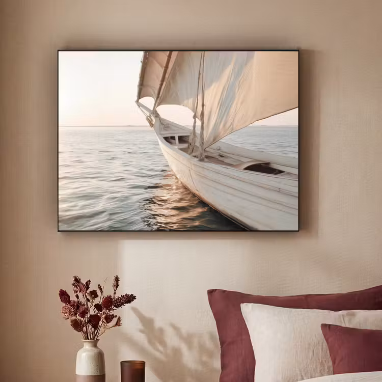 Art Frame - Zeilboot - Zee - Beige - Zon — 2