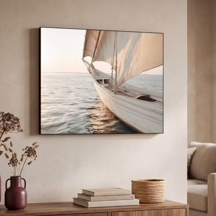 Art Frame - Zeilboot - Zee - Beige - Zon — 4