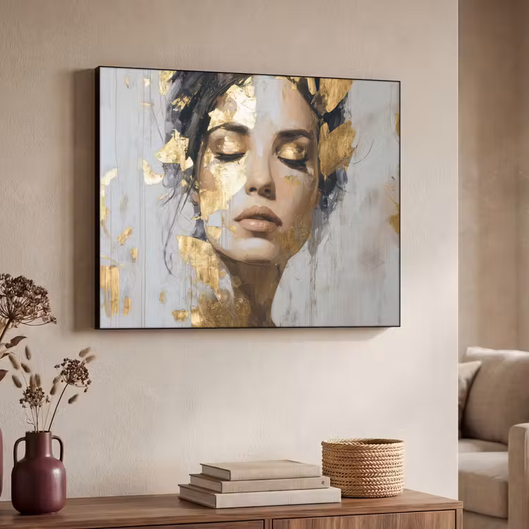 Art Frame - Sierlijk - Vrouw - Goud - Ogen — 4