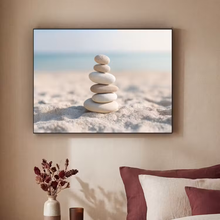 Art Frame - Stenen - Stapel - Zand - Zee — 2