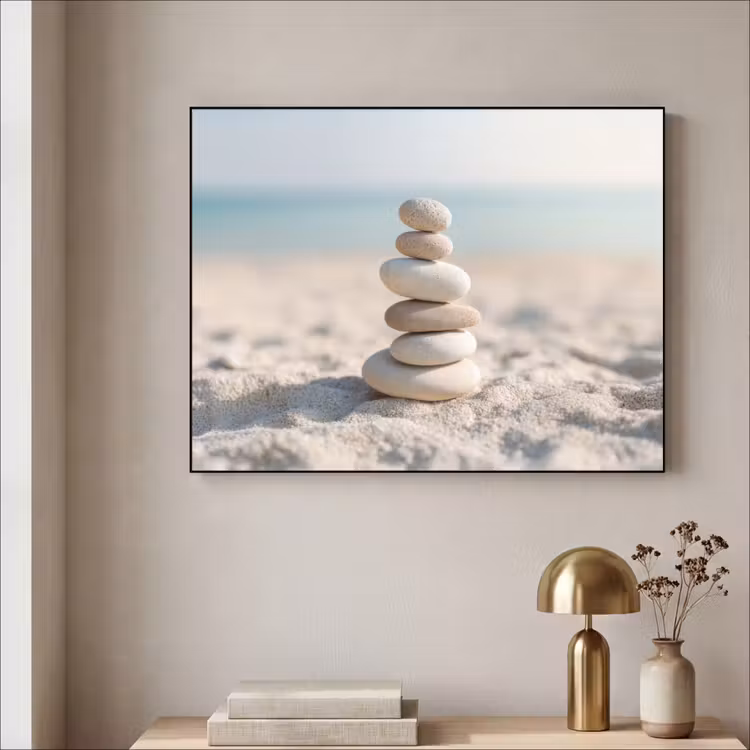 Art Frame - Stenen - Stapel - Zand - Zee — 3