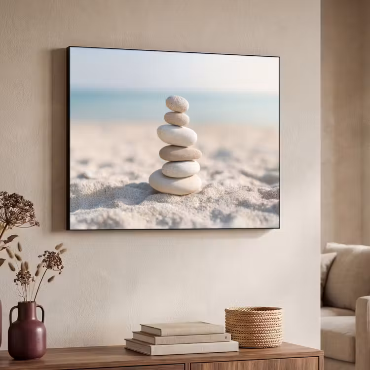Art Frame - Stenen - Stapel - Zand - Zee — 4