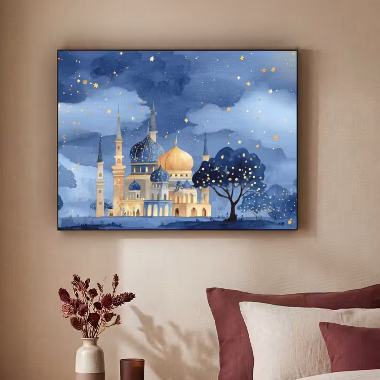 Art Frame - Sterrenhemel - Goud - Moskee — 2