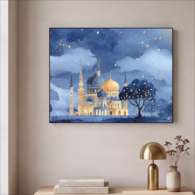 Art Frame - Sterrenhemel - Goud - Moskee — 3