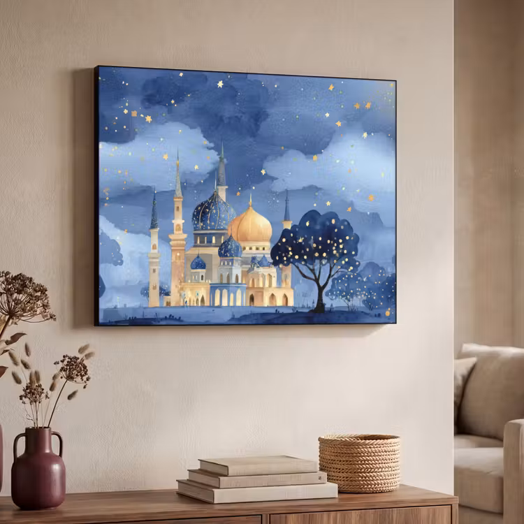 Art Frame - Sterrenhemel - Goud - Moskee — 4