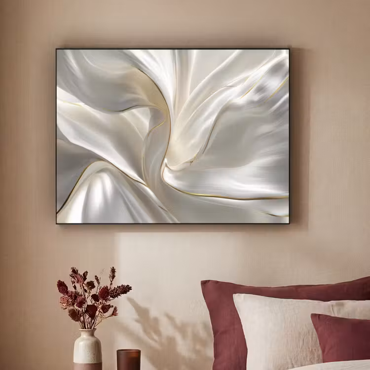 Art Frame - Stof - Plooien - Goud — 2