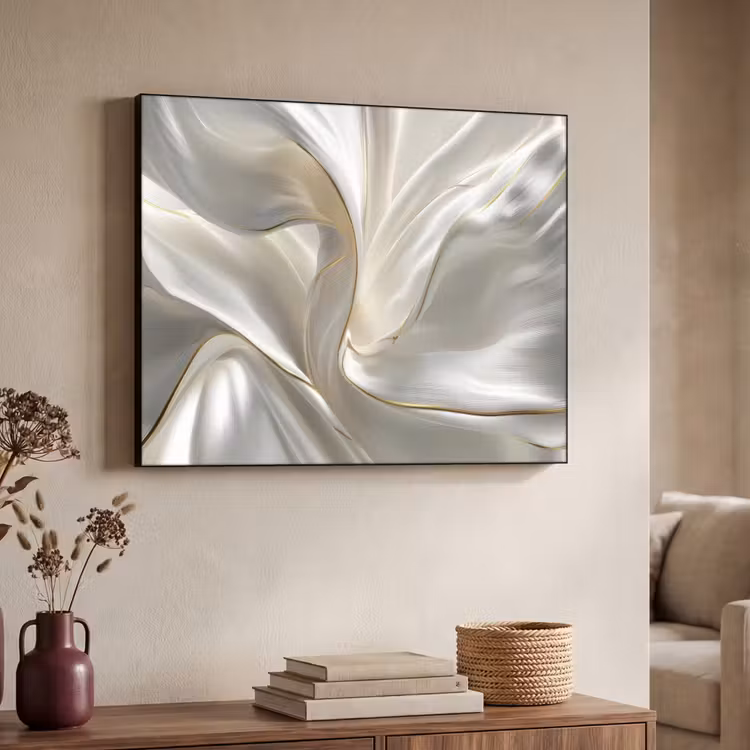 Art Frame - Stof - Plooien - Goud — 4