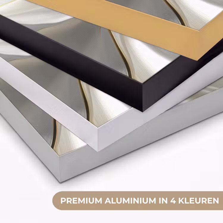 Art Frame - Stof - Plooien - Goud — 5